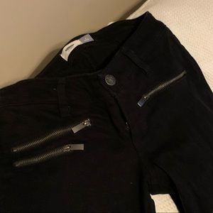 Zipper detail Cotton pant